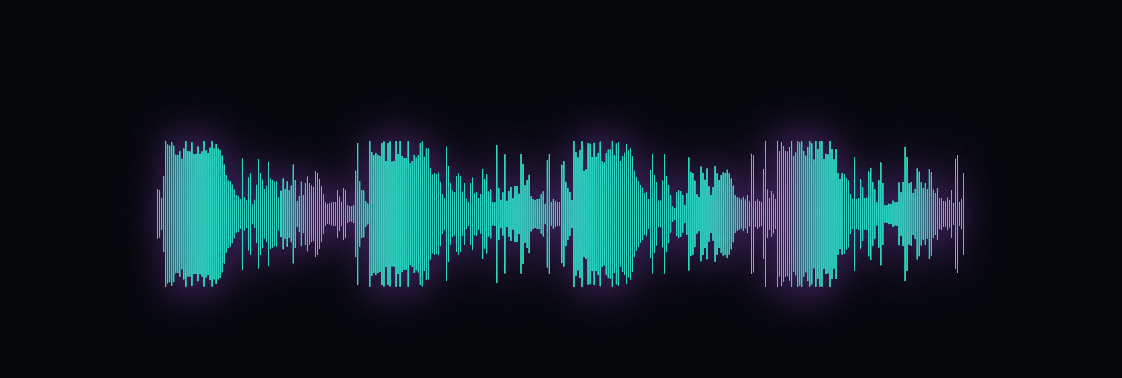 Loose stems drift in and snap together into one finished waveform